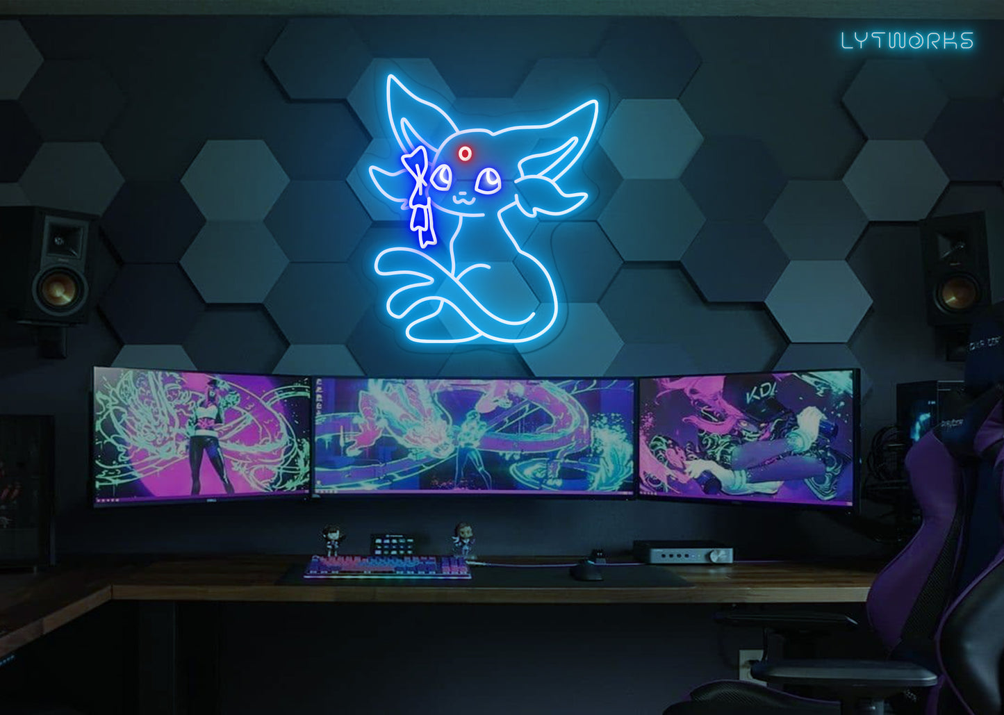 Espeon Pokemon Neon