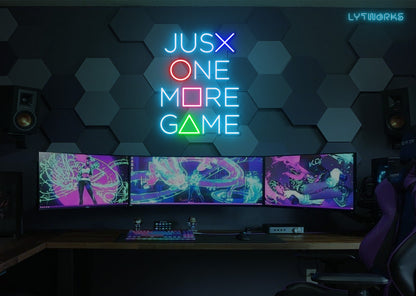 Neon "Just One More Game"