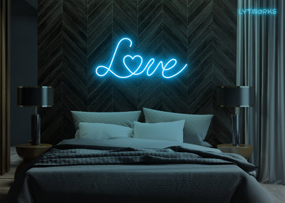 Neon Love Sign