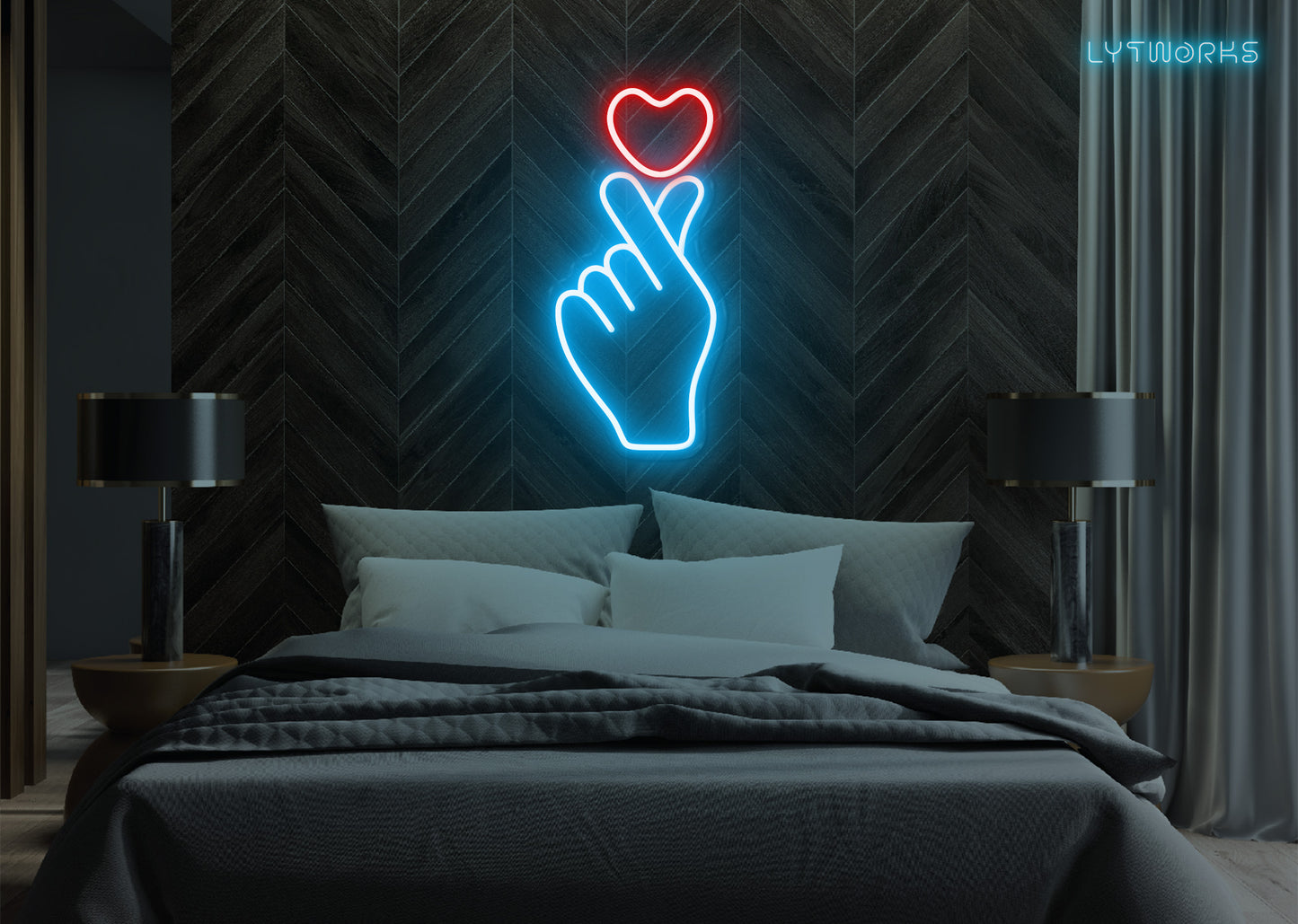 Neon Flicker of Love