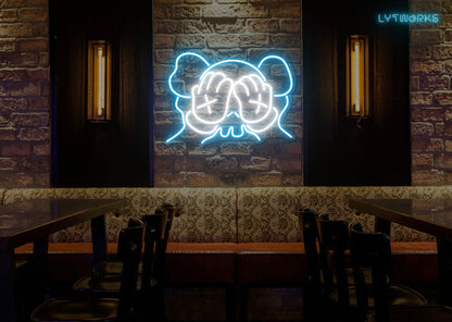 KAWS "PASSING THROUGH" Neon