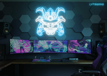 Samurai Hannya Neon
