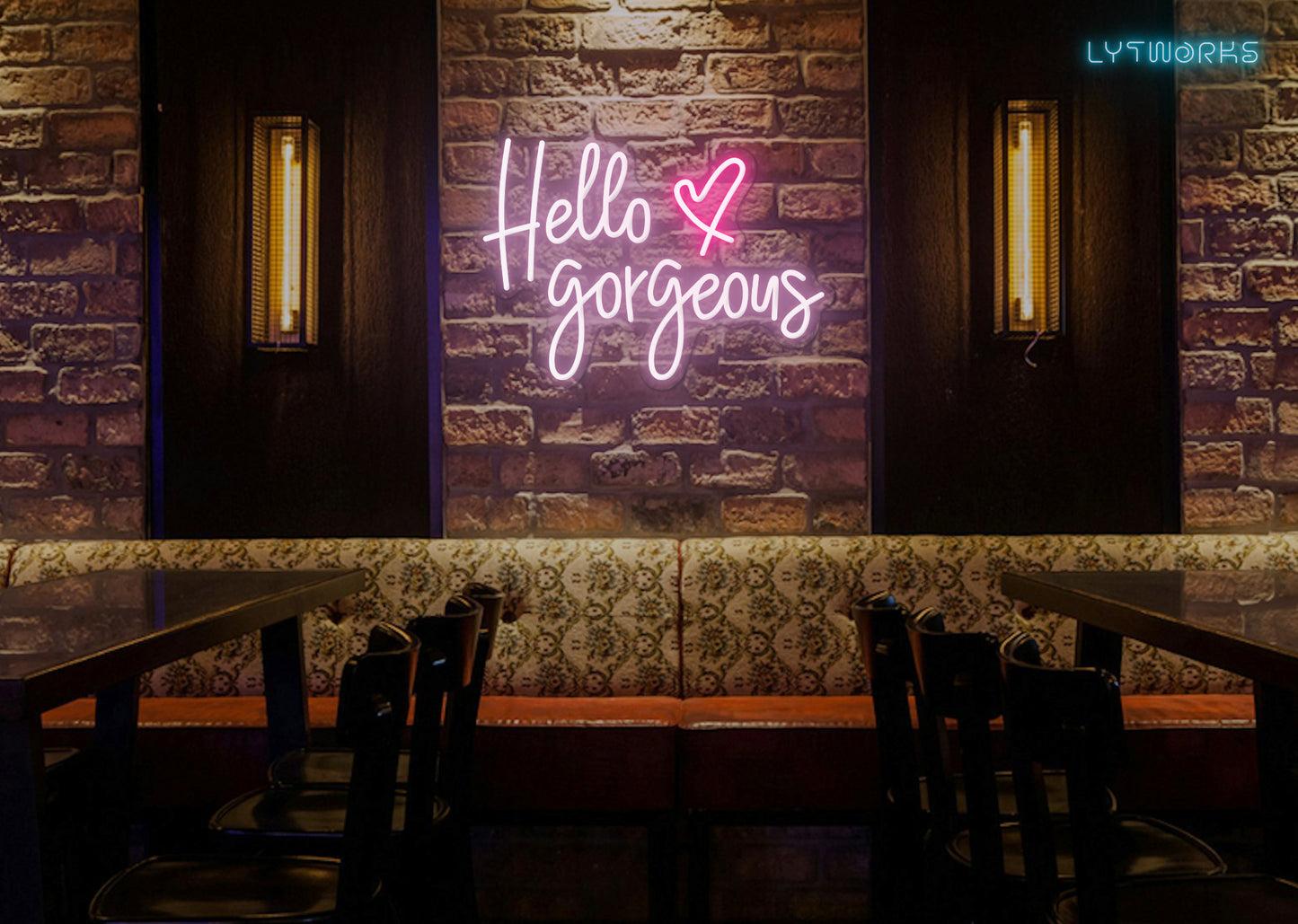 Neon "Hello Gorgeous"