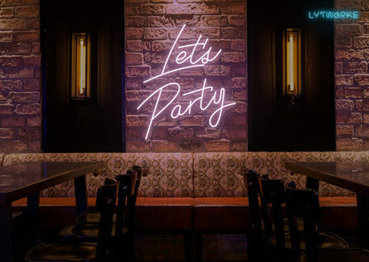 Neon "Lets Party"