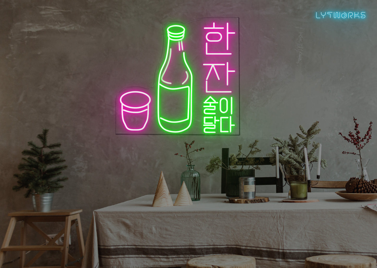 Soju Neon Sign