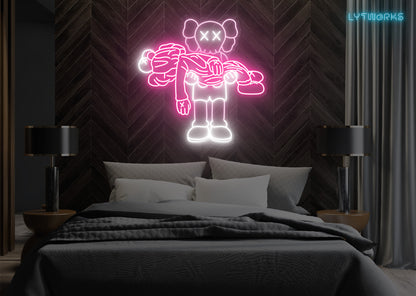 Neon KAWS "Gone"