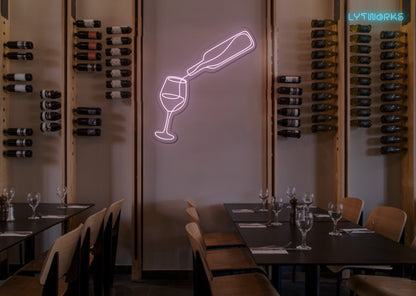 Neon Wine Time