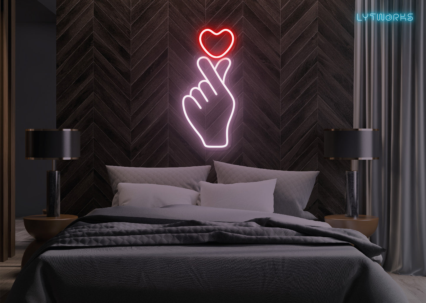 Neon Flicker of Love