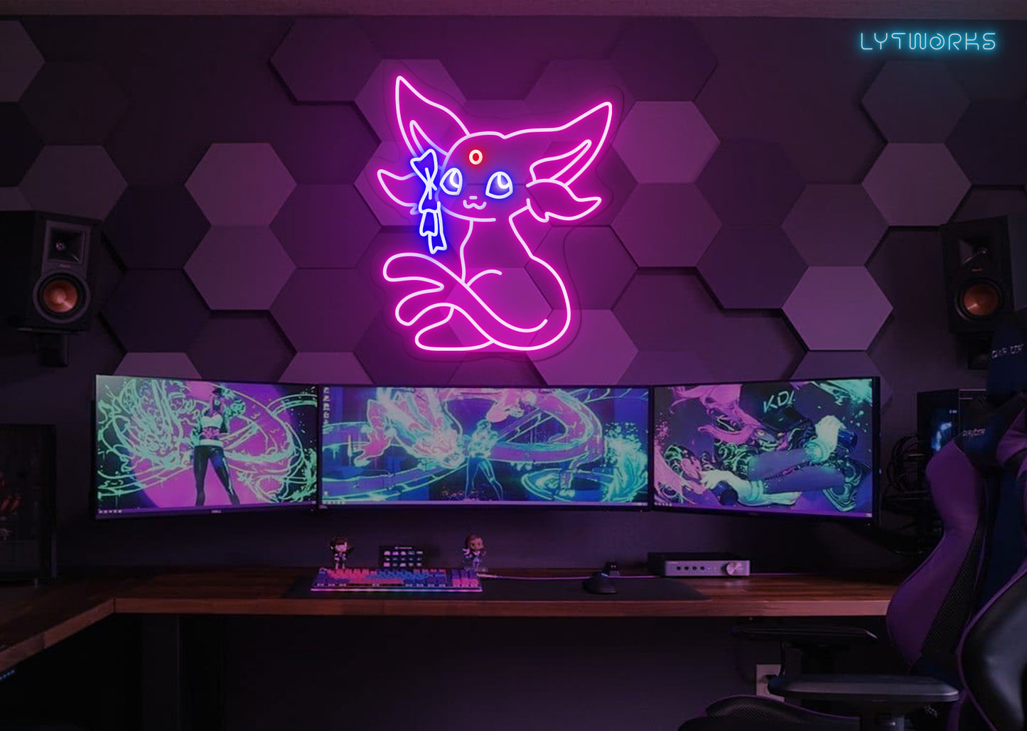 Espeon Pokemon Neon