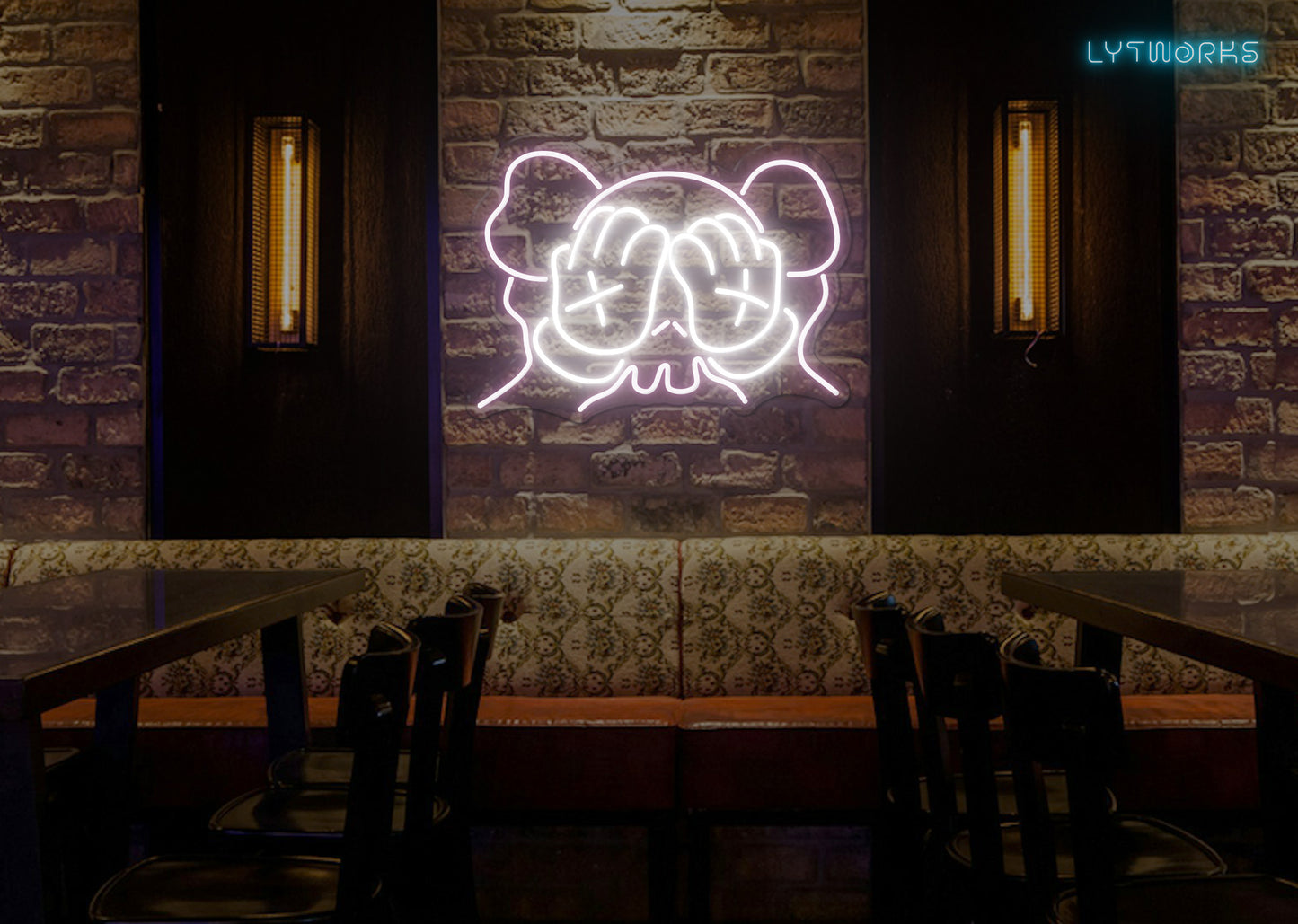 KAWS "PASSING THROUGH" Neon