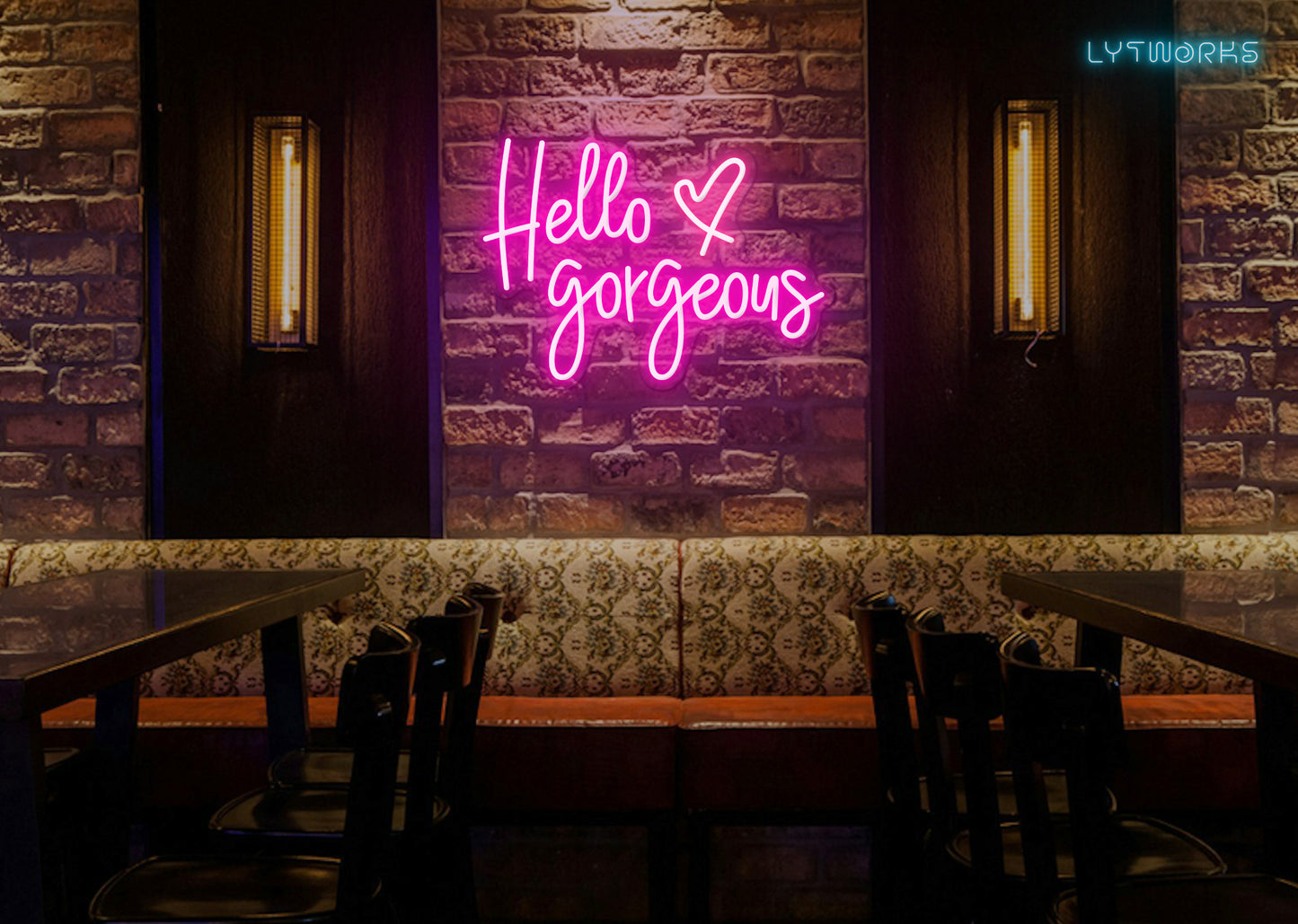 Neon "Hello Gorgeous"