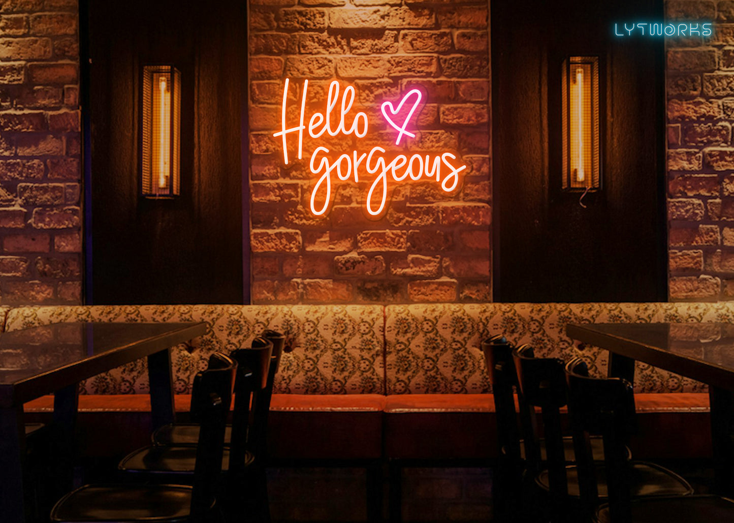 Neon "Hello Gorgeous"