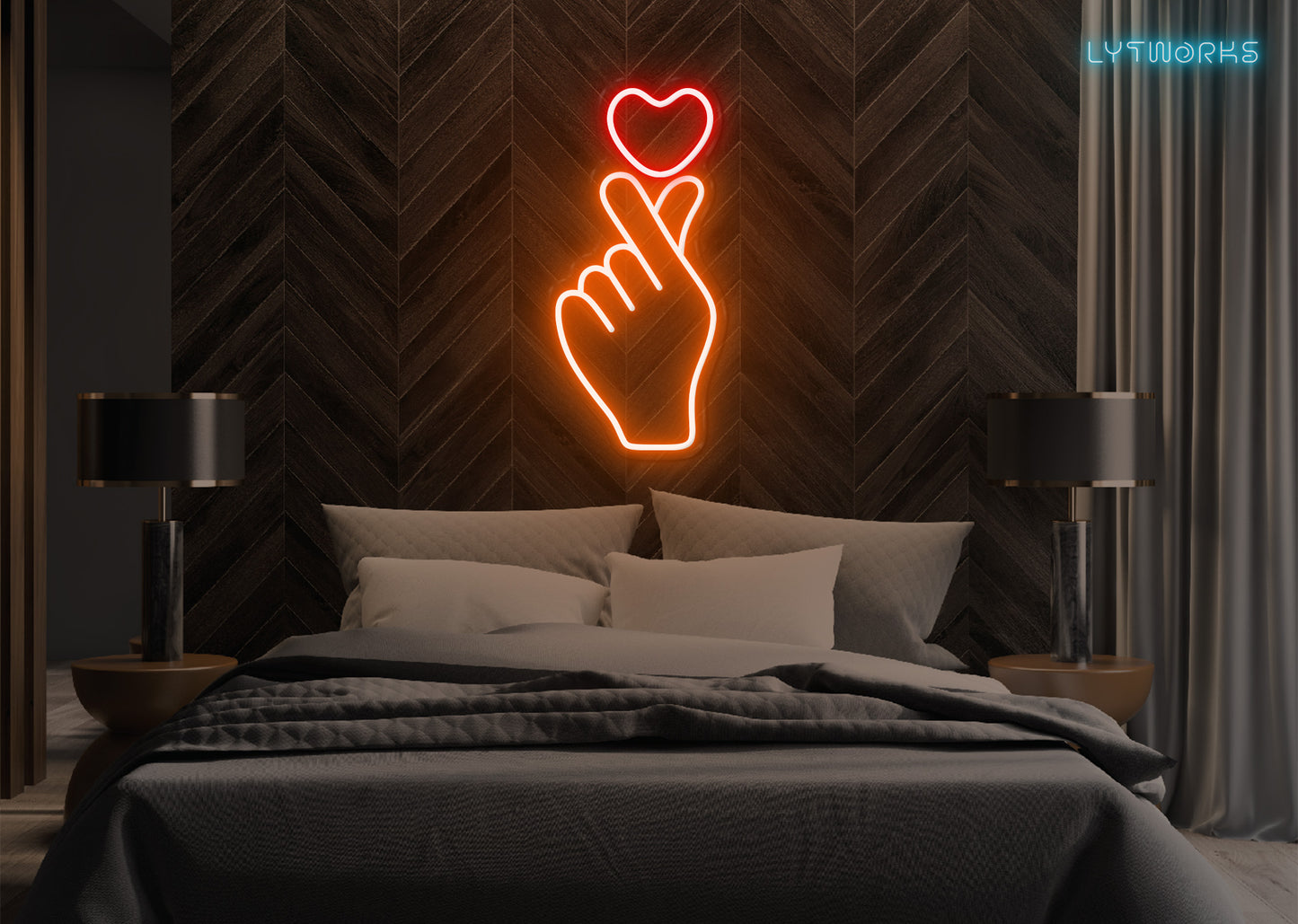 Neon Flicker of Love