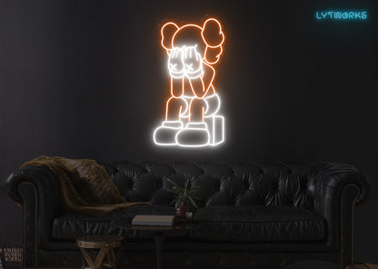 Neon KAWS "PASSING THROUGH"