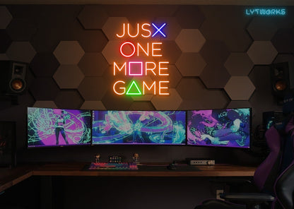 Neon "Just One More Game"