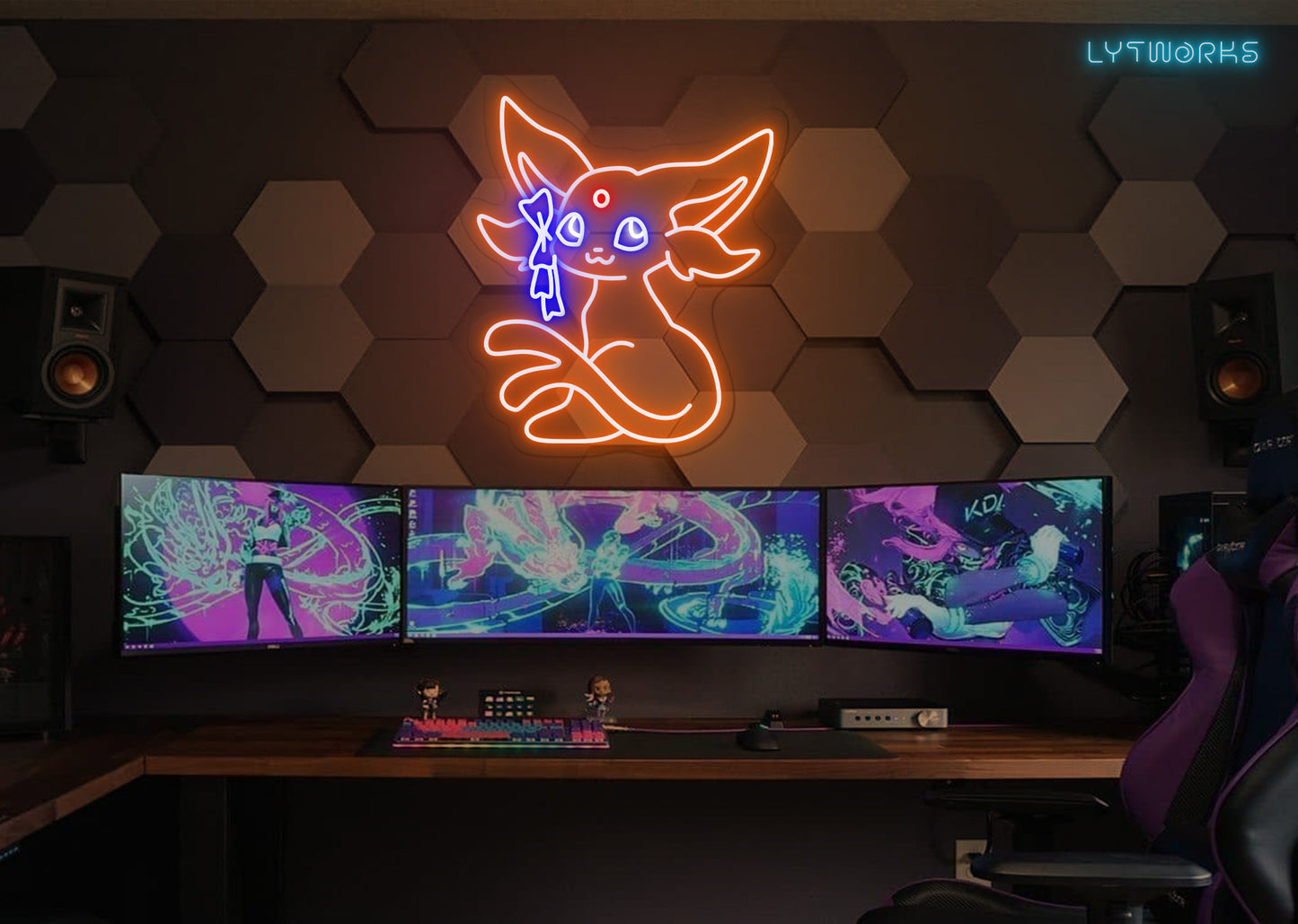 Espeon Pokemon Neon