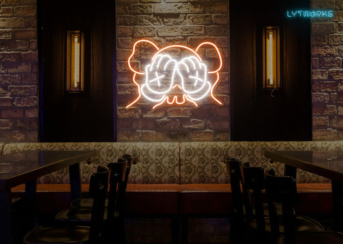 KAWS "PASSING THROUGH" Neon