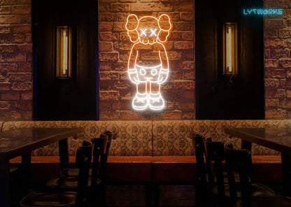Neon KAWS Companion