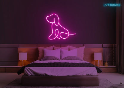 Neon Pup Art