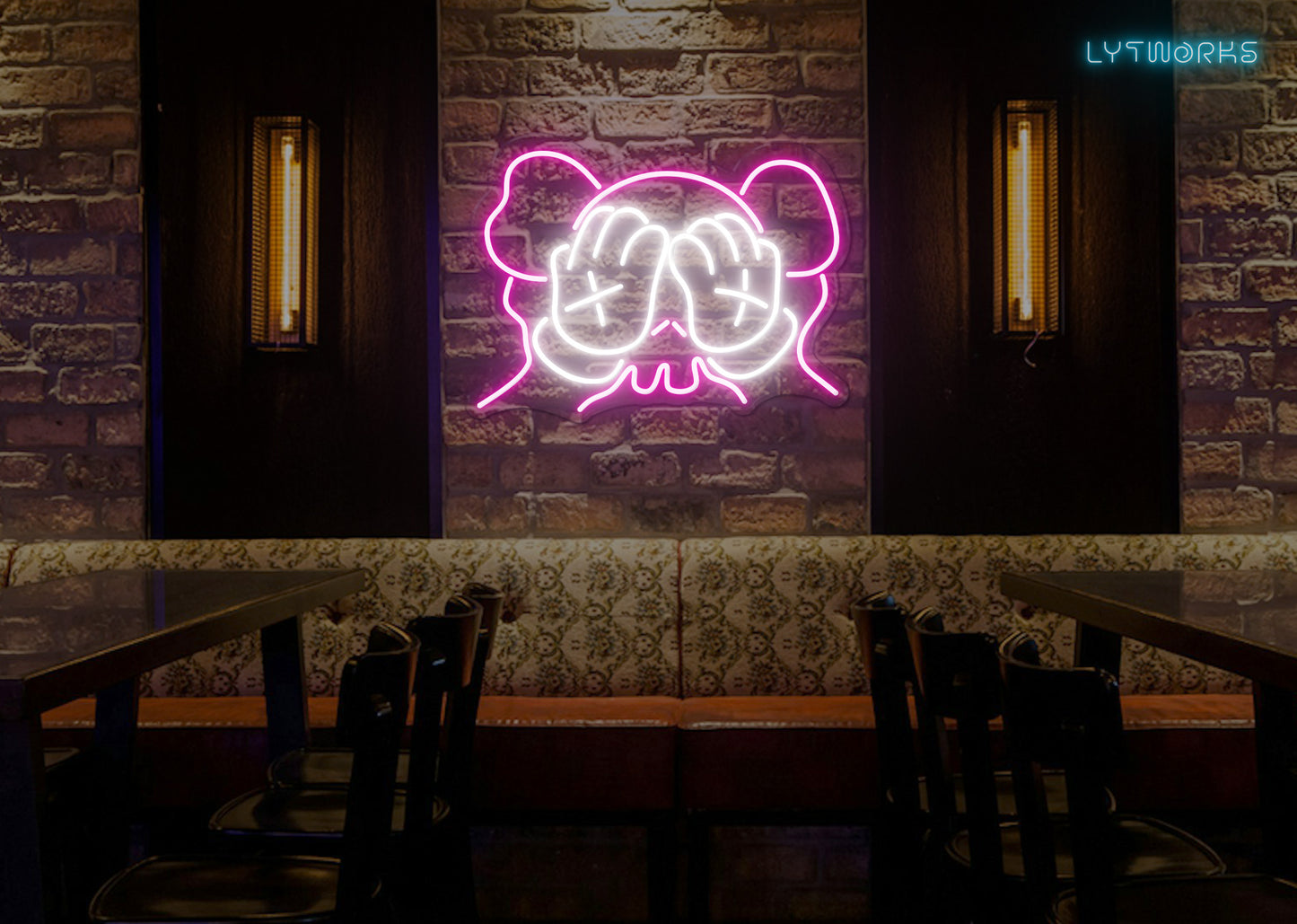 KAWS "PASSING THROUGH" Neon