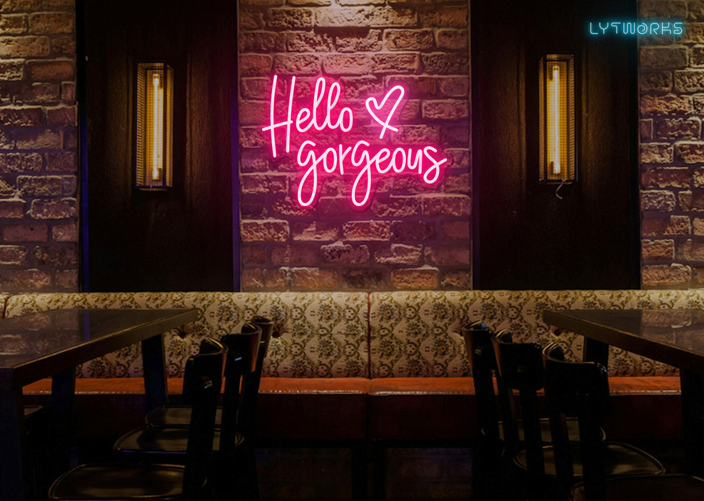 Neon "Hello Gorgeous"