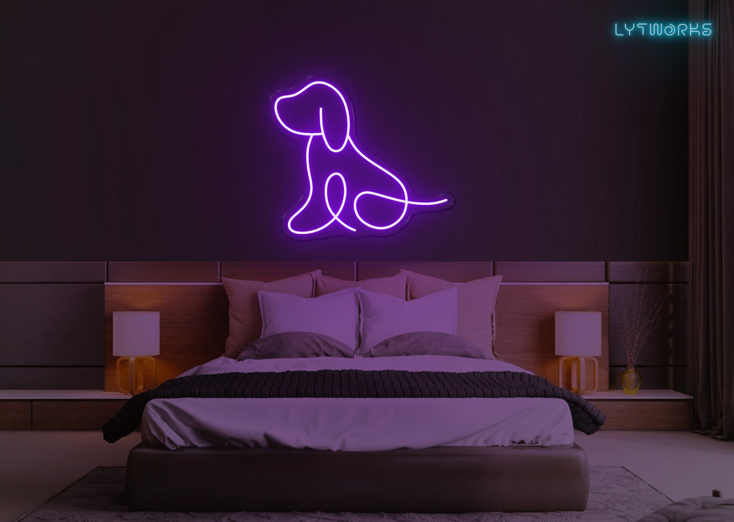 Neon Pup Art