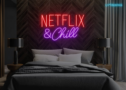 Netflix & Chill Neon