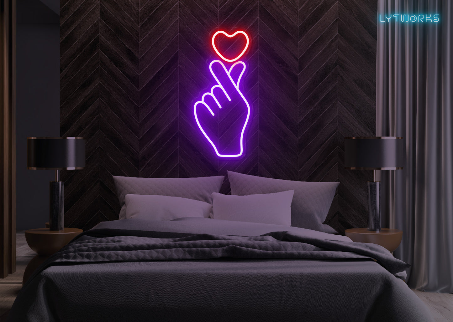 Neon Flicker of Love