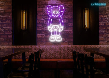 Neon KAWS Companion