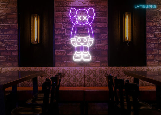 Neon KAWS Companion
