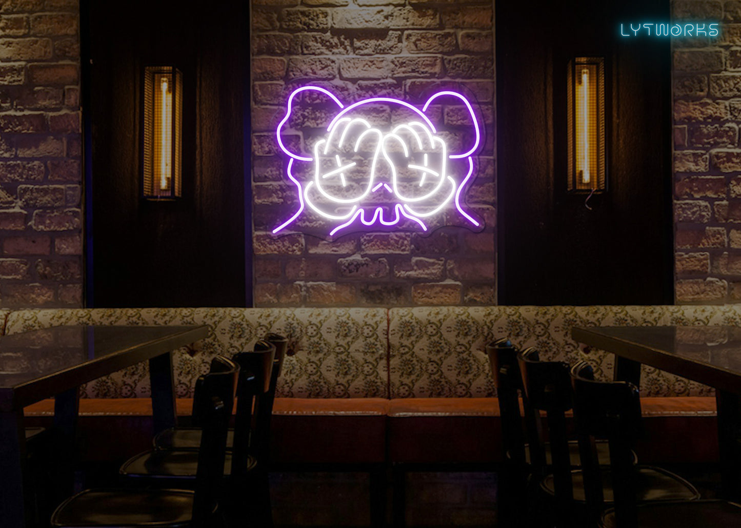 KAWS "PASSING THROUGH" Neon