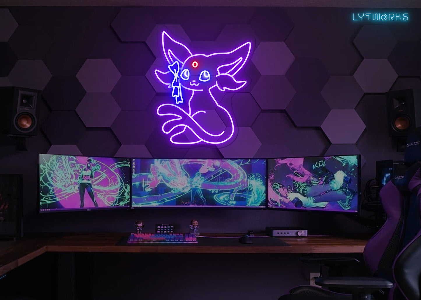 Espeon Pokemon Neon