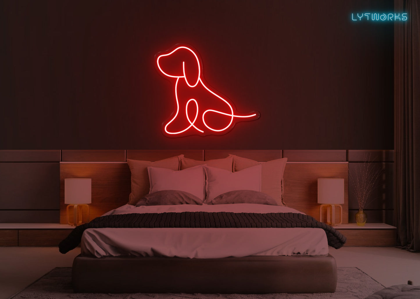 Neon Pup Art