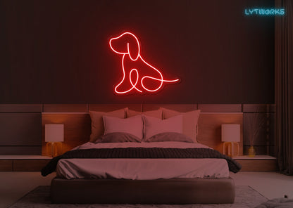 Neon Pup Art