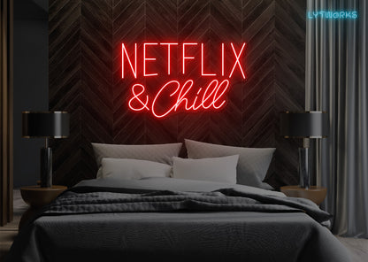 Netflix & Chill Neon