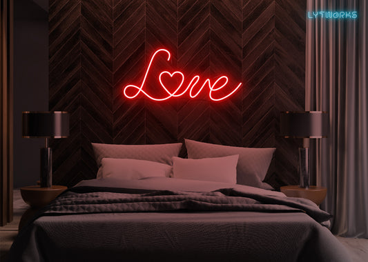 Neon Love Sign