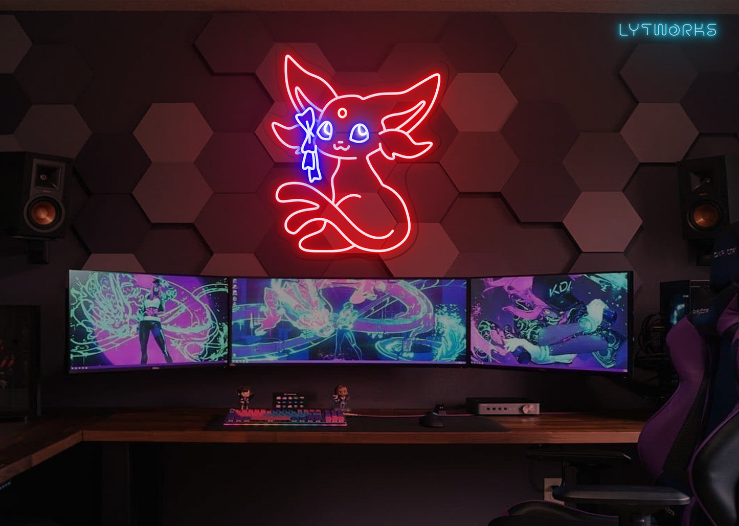 Espeon Pokemon Neon