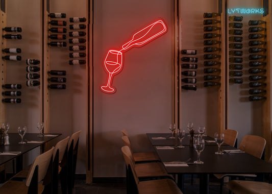 Neon Wine Time