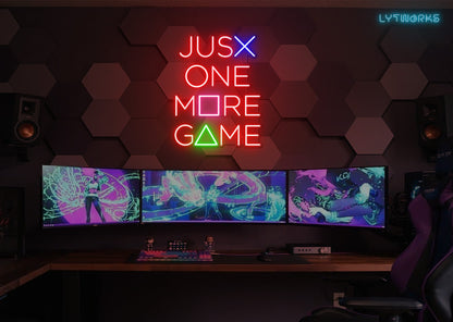 Neon "Just One More Game"