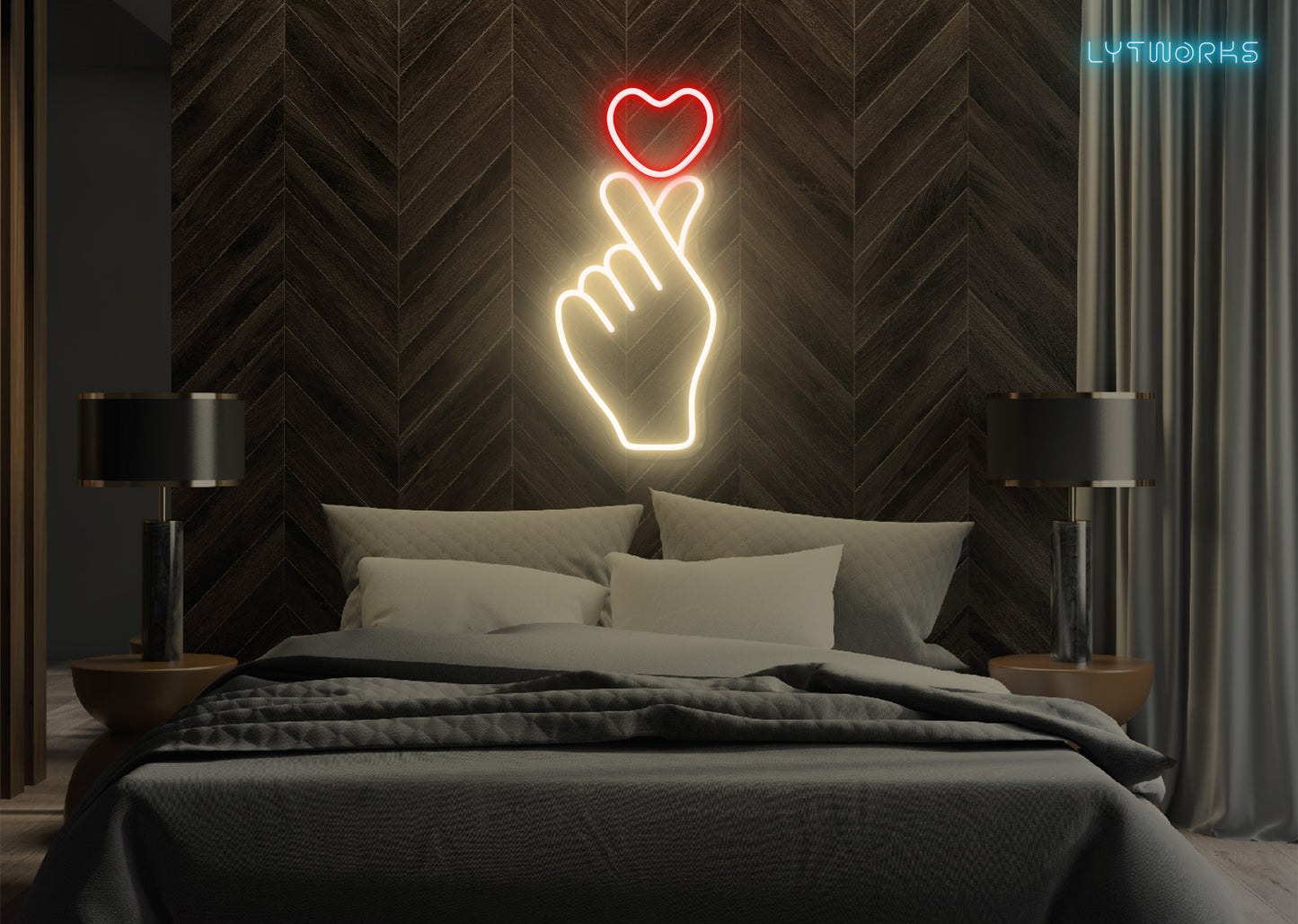 Neon Flicker of Love