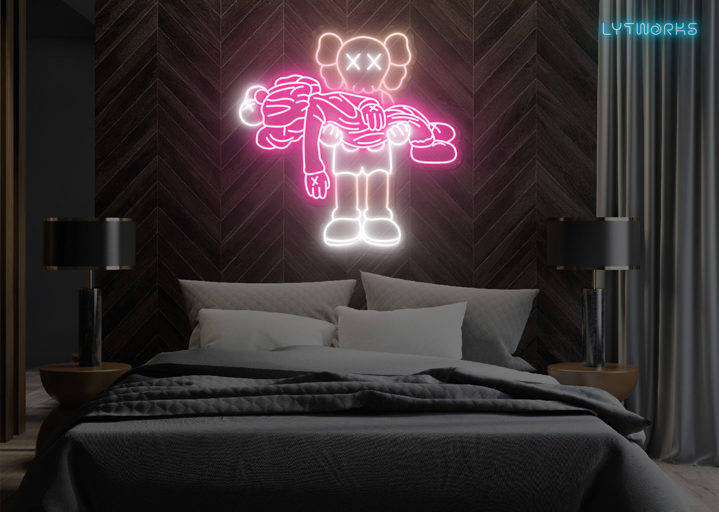 Neon KAWS "Gone"