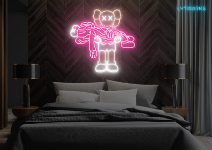 Neon KAWS "Gone"