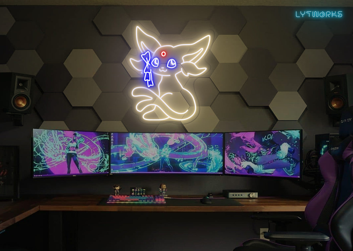 Espeon Pokemon Neon