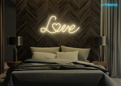 Neon Love Sign