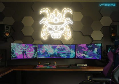 Samurai Hannya Neon
