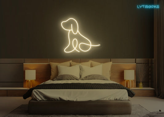 Neon Pup Art
