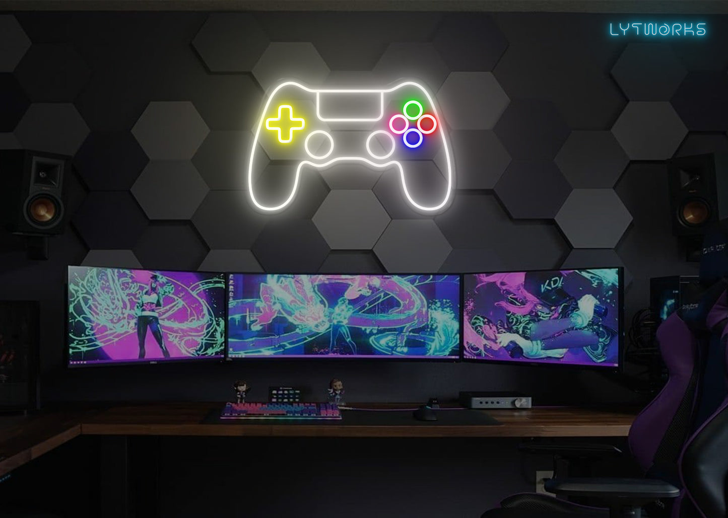 Neon Gamers Controller