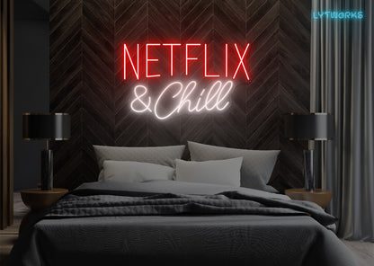 Netflix & Chill Neon