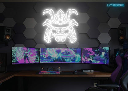Samurai Hannya Neon