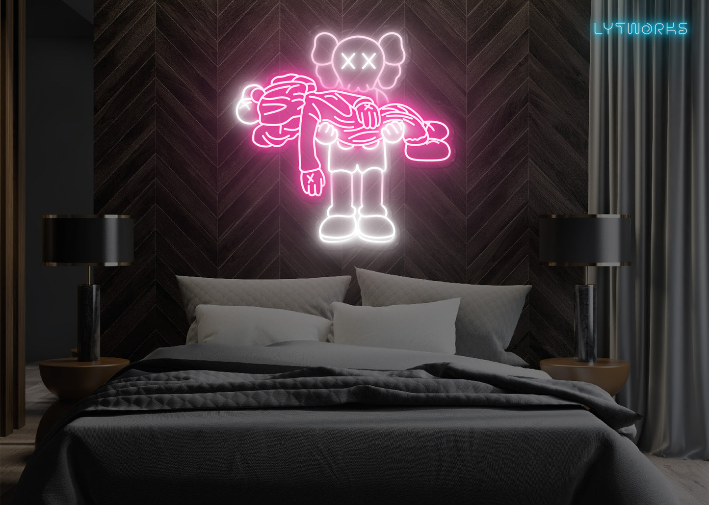 Neon KAWS "Gone"